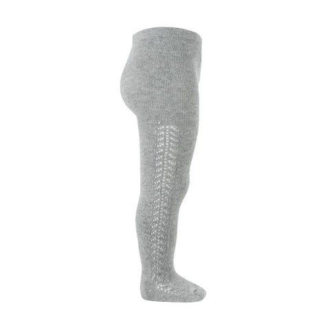 Condor Side Openwork Tights (#221 Aluminio)