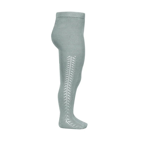 Condor Side Openwork Tights (#756 Verde Seco)