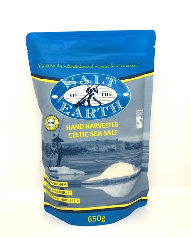 Salt of the Earth Hand Harvested Celtic Sea Salt 650gm