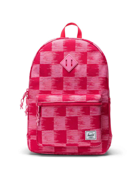 Herschel Heritage Back Pack Youth - Check Yourself Raspberry