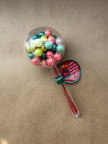 Red Bobble Christmas Pop BIY