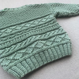 Knitted by Nana Basil Jumper - Misty Jade