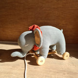 Les Petits Egmont Pull Along Rosalie Elephant