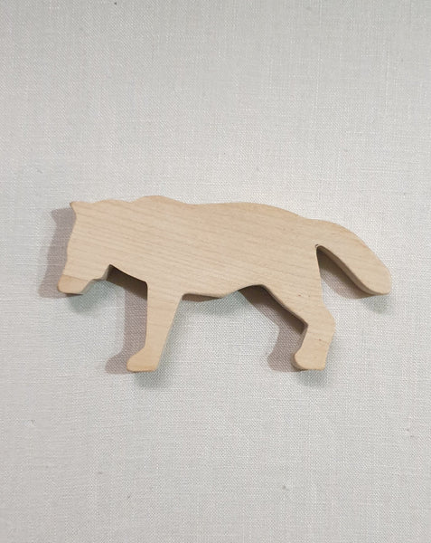 Bajo Loose Wooden Wolf - Raw Timber