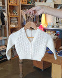 Knitted by Nana Cardigan Pearl 3-6M