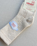 Condor Side Crochet Knee Sock (#304 Lino/Linen)