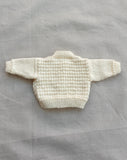 Knitted by Nana Cardigan Cream