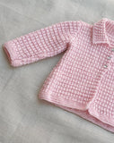 Knitted by Nana Cardigan Pink