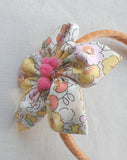 Vintage Rose Fabric Star Headband