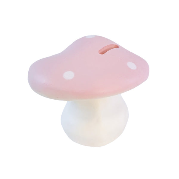 Heico Egmont Money Box Saving Bank Toadstool Pink