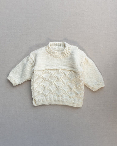 Knitted by Nana Claude Jumper Cream