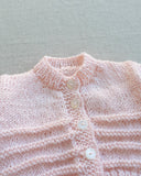 Knitted by Nana Cardigan Prem Pale Pink
