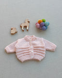 Knitted by Nana Cardigan Prem Pale Pink