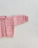 Knitted by Nana Azalea Cardigan Rose Petal