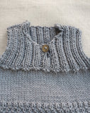 Knitted by Nana Vest Steel