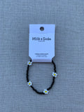 Milk X Soda Daisy Bracelet - Black