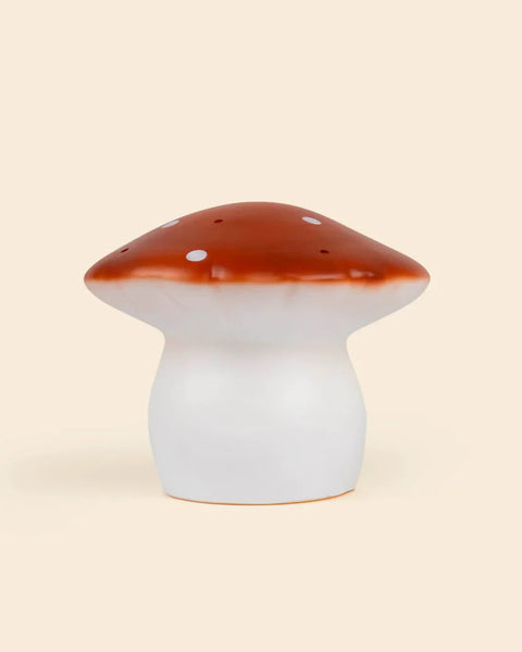 Heico Mushroom Night Light Lamp - Medium - Red Brick