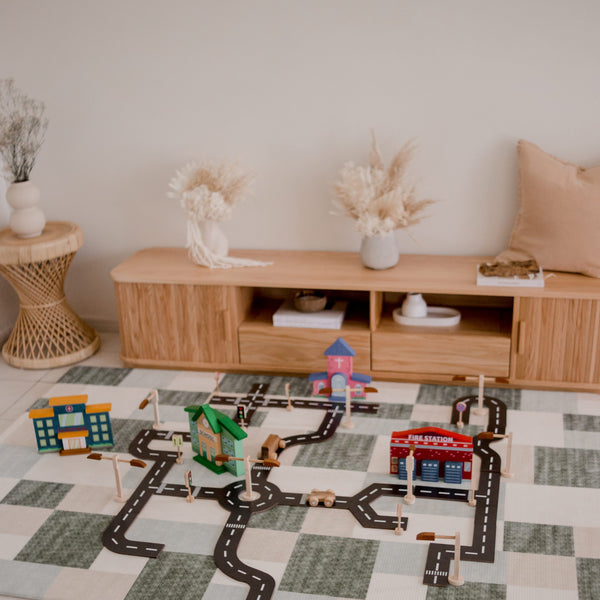Qtoys Vehicle Road Play Set