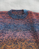 Knitted by Nana Jumper Blue Orange Gradient