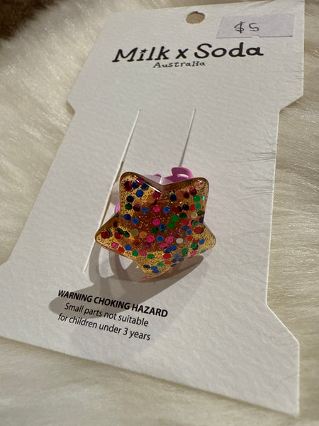 Milk x Soda Jelly Star Ring Yellow