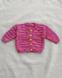 Knitted by Nana Cardigan Berry