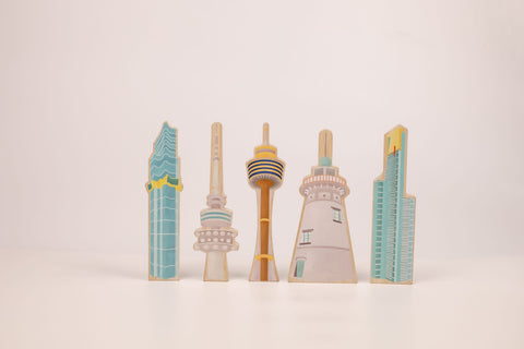 Qtoys Australian Iconic Buildings - Set of 5