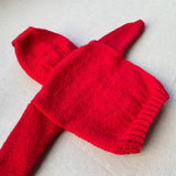 Knitted by Nana Cardigan With Hood - Love Heart
