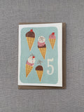 Florence Fry Number 5 Ice Cream Card
