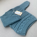 Knitted by Nana Basil Jumper- Whispy Blue