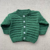 Knitted by Nana Jordan Cardigan - Clover