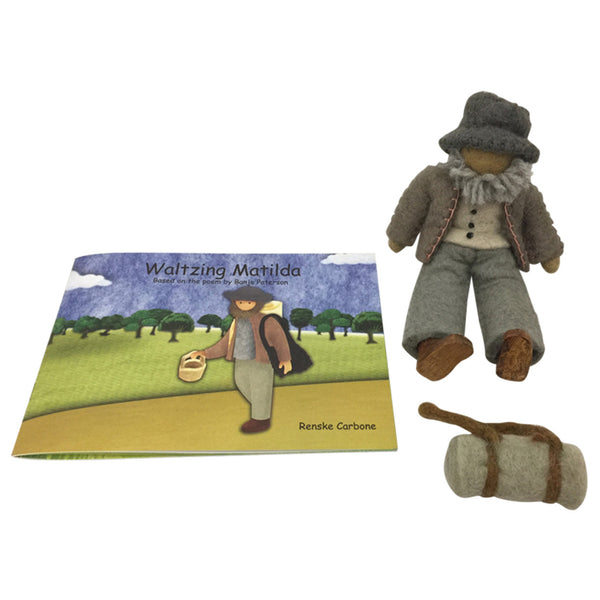 Papoose Waltzing Matilda Book and Swagman
