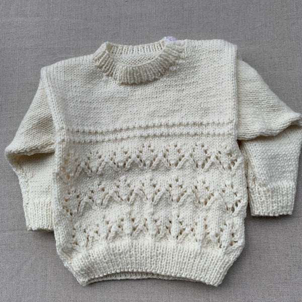 Knitted by Nana Michael Jumper - Cream