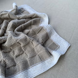 Knitted By Nana Georgie Champagne and Cream - 600 x 600mm