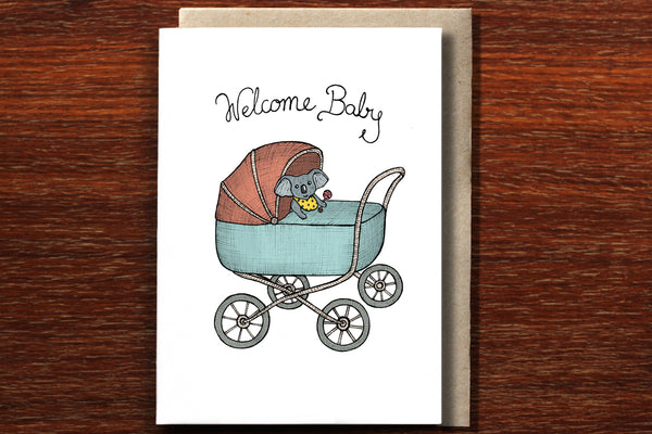 The Nonsense Maker Koala Baby Card