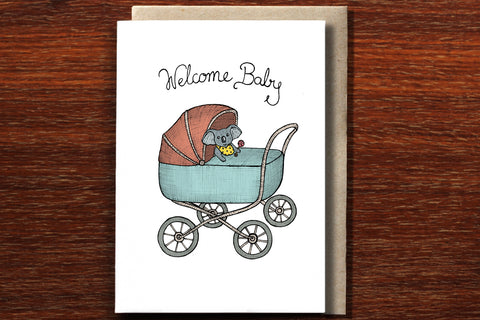 The Nonsense Maker Koala Baby Card