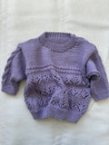 Knitted by Nana Michael Jumper Lavender