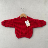 Knitted by Nana Susie Jumper - Love Heart