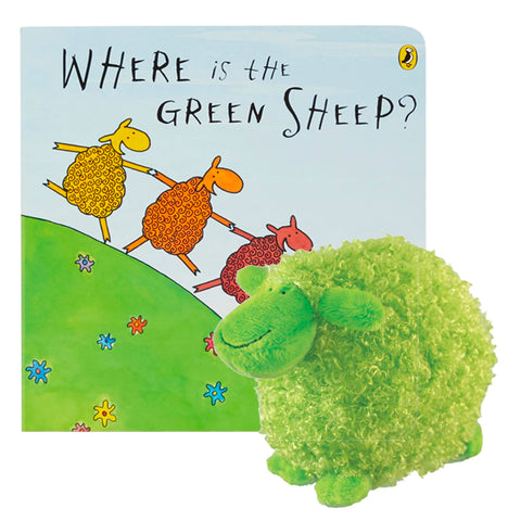 Where is the Green Sheep- Book & Toy