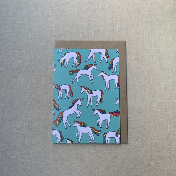 AHD Paper Co. Unicorn Card