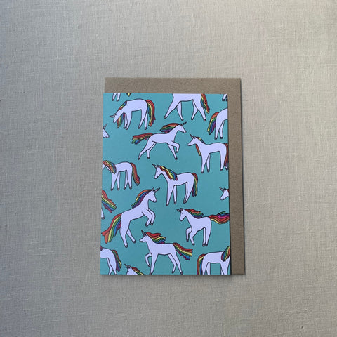 AHD Paper Co. Unicorn Card