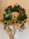 Pretty Wild / Vintage Rose Christmas Wreath