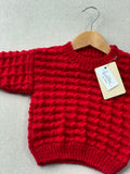 Knitted by Nana Susie Jumper - Love Heart
