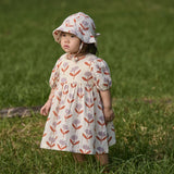 Nature Baby Albertine Dress Muslin - Fleurette Print