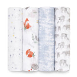 Aden + Anais Classic Muslin 4pk Swaddles Naturally