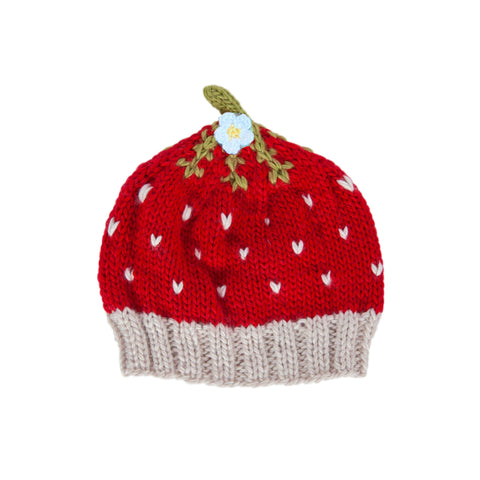 Acorn Strawberry Beanie Red
