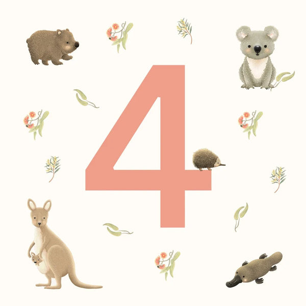 Petite Vous Aussie Animals 4 Card