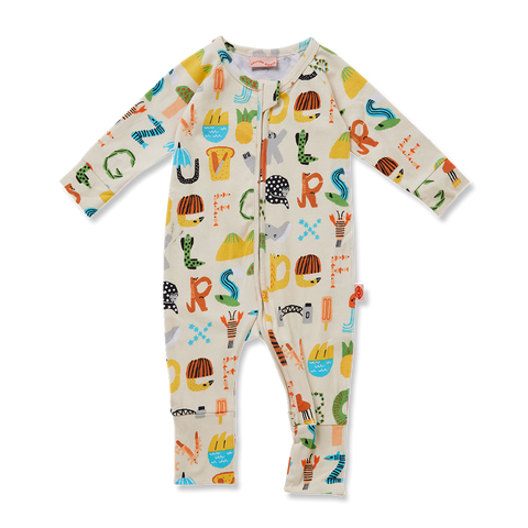 Halcyon Nights Long Sleeve Zip Suit ABC Down Under