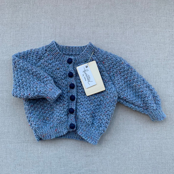 Knitted by Nana Harmony Cardigan - Dawn Mist