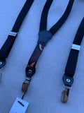 Milk x Soda Leonardo Suspenders / Braces - Black with Camo