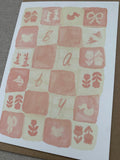 Florence Fry Baby Pink Card